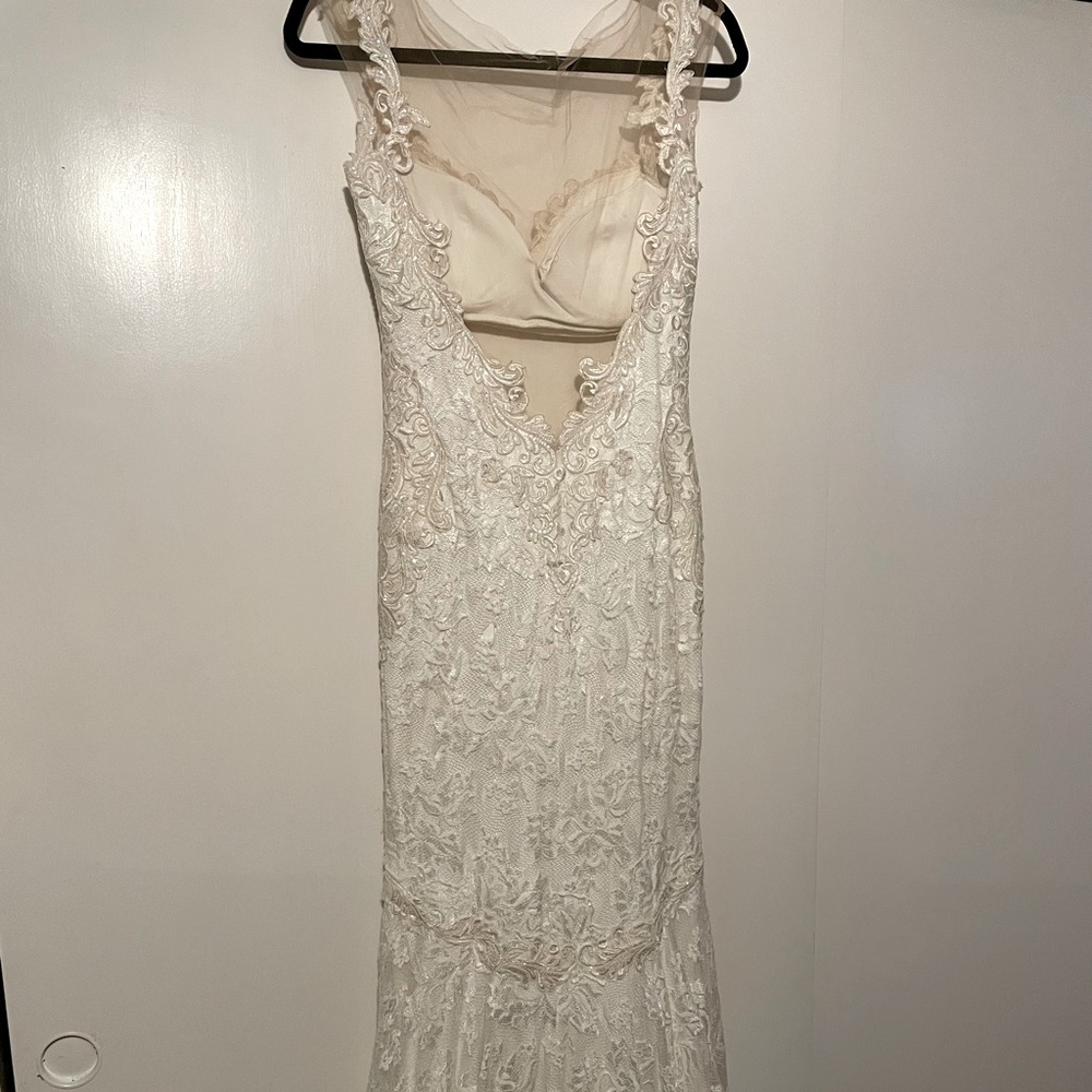 Olvis Olga Yermoloff Lace Mermaid Wedding Gown 4236 - Picture 10 of 16